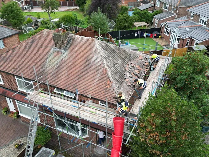 HK Roofing completed roof project in Dorset